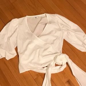 Aritzia top- LITTLE Moon Sugar Blouse
